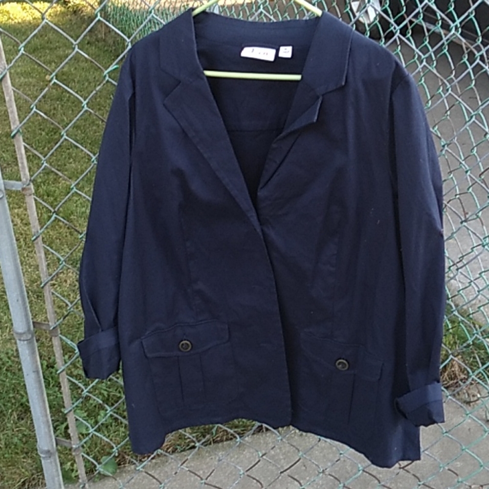 D&Co. Denim+company Navy Blue Jacket
